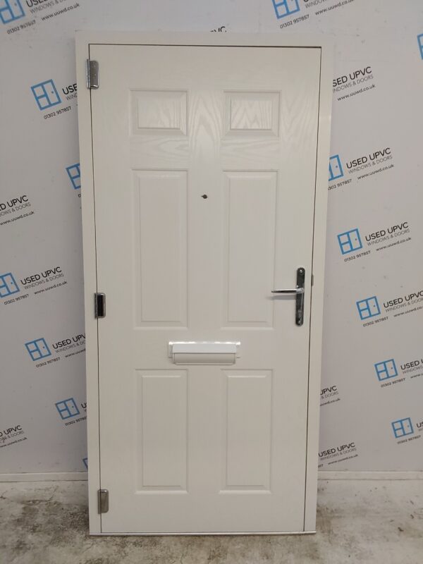 Brand New White Composite Front Door (Ex-display) 975mm x 2040mm ND24 - Image 2