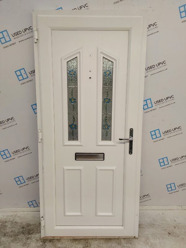 Used White Upvc Front Door 920mm x 2020mm 0239 - Image 2