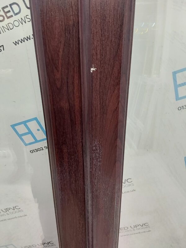 Used Rosewood Upvc Full Glass Door And Side Panels 2180mm x 2075mm DS002 - Image 7