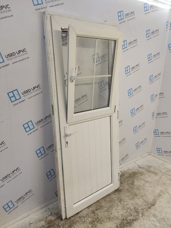 Used White Upvc Stable Door 900mm x 2045mm 0028 - Image 3