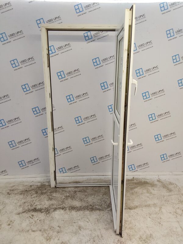 Used White Upvc Stable Door 900mm x 2045mm 0028 - Image 4