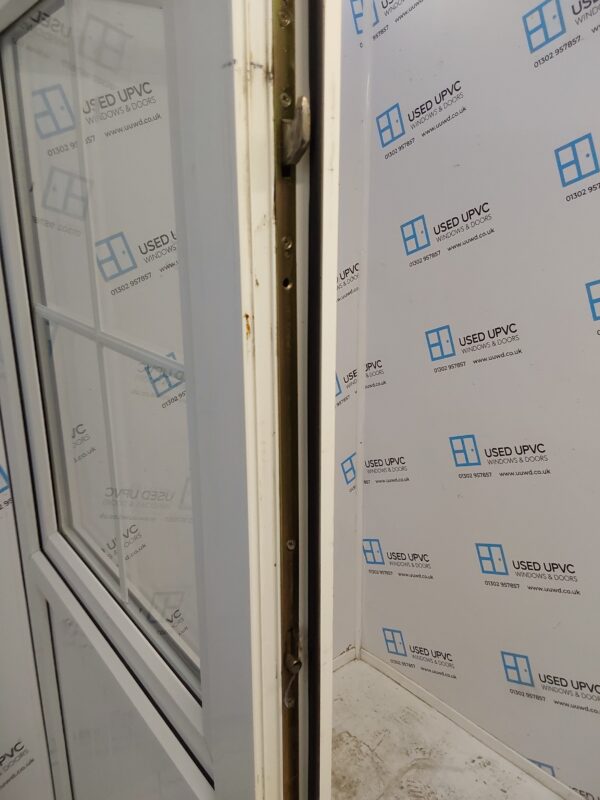 Used White Upvc Stable Door 900mm x 2045mm 0028 - Image 5