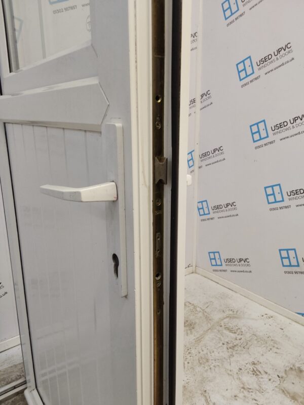 Used White Upvc Stable Door 900mm x 2045mm 0028 - Image 6