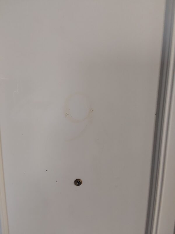 Used White Upvc Front Door And Toplight 880mm x 2570mm 0554 - Image 14