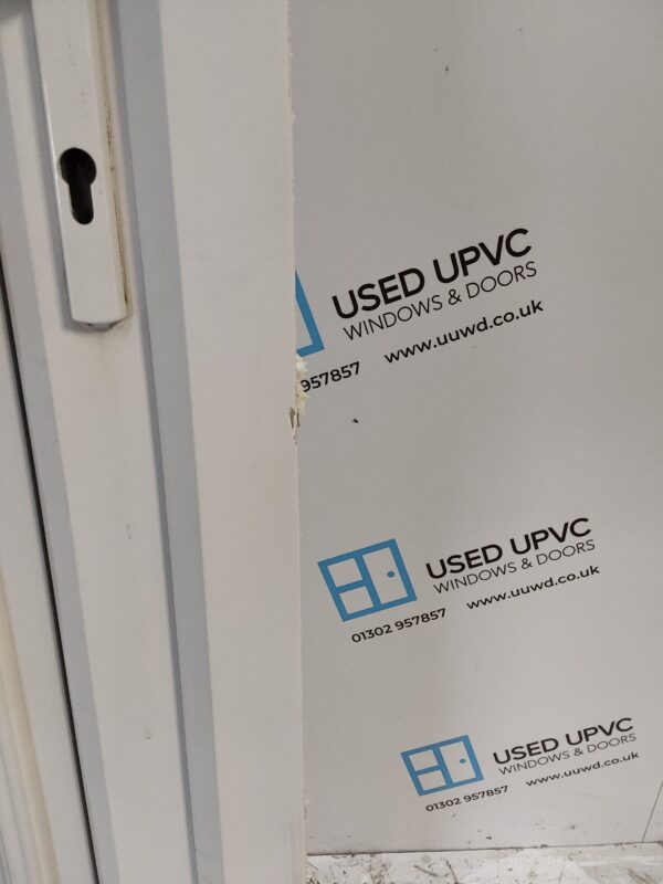 Used White Upvc Front Door And Toplight 880mm x 2570mm 0554 - Image 11