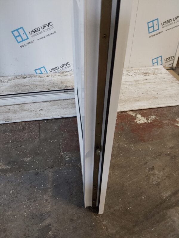 Used White Upvc Front Door And Toplight 880mm x 2570mm 0554 - Image 6