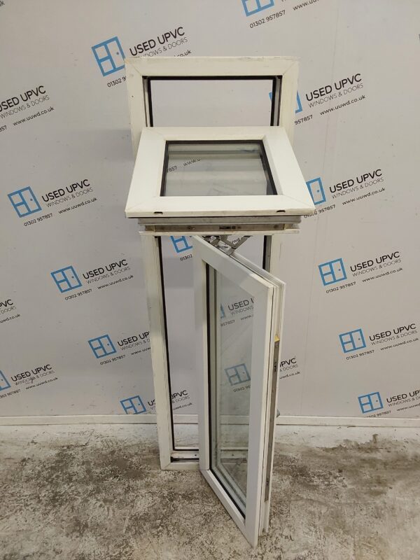 Used White Upvc Window 430mm x 1480mm W0018 - Image 3