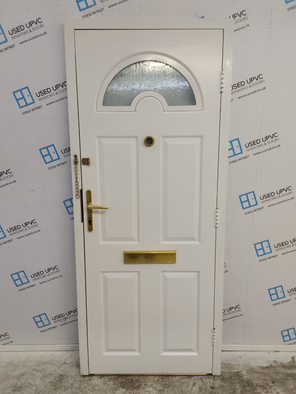 Used White Composite Front Door 850mm x 2015mm 0779 - Image 2