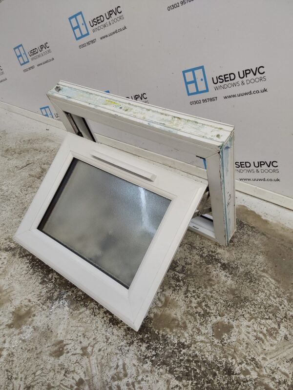 Used White Upvc Window 600mm x 470mm (reduce to 455mm) W0268 - Image 4