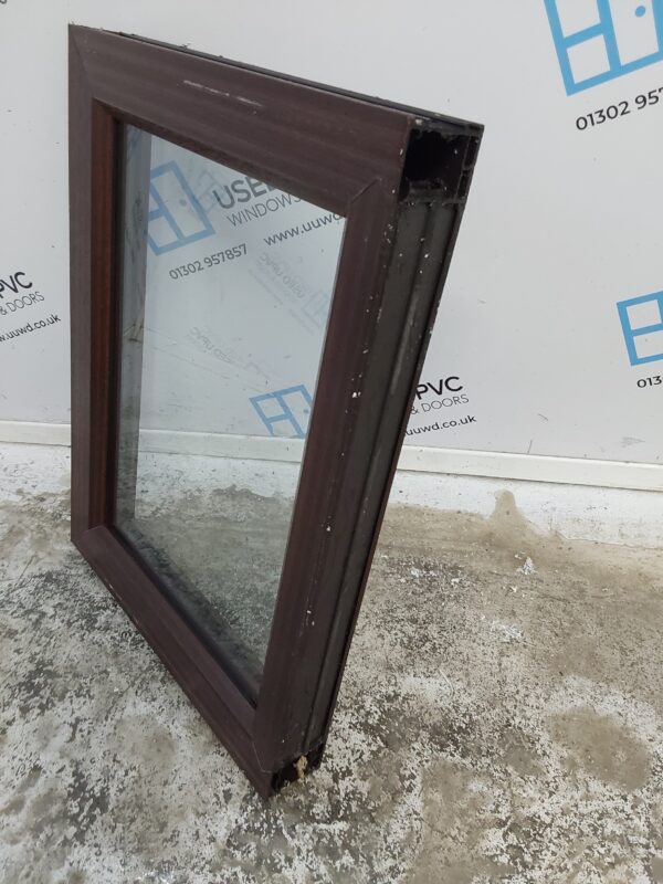 Used Woodgrain Upvc Window 625mm x 470mm W0393 - Image 3