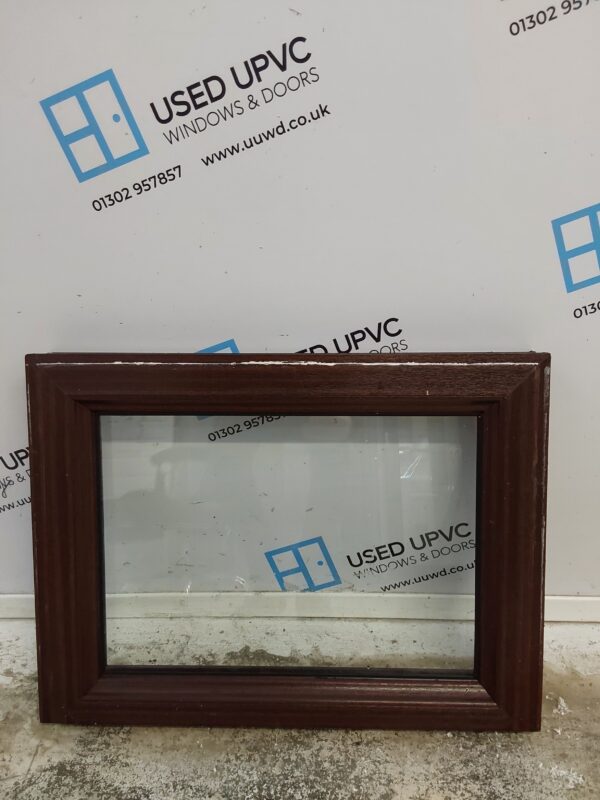 Used Woodgrain Upvc Window 625mm x 470mm W0393 - Image 2