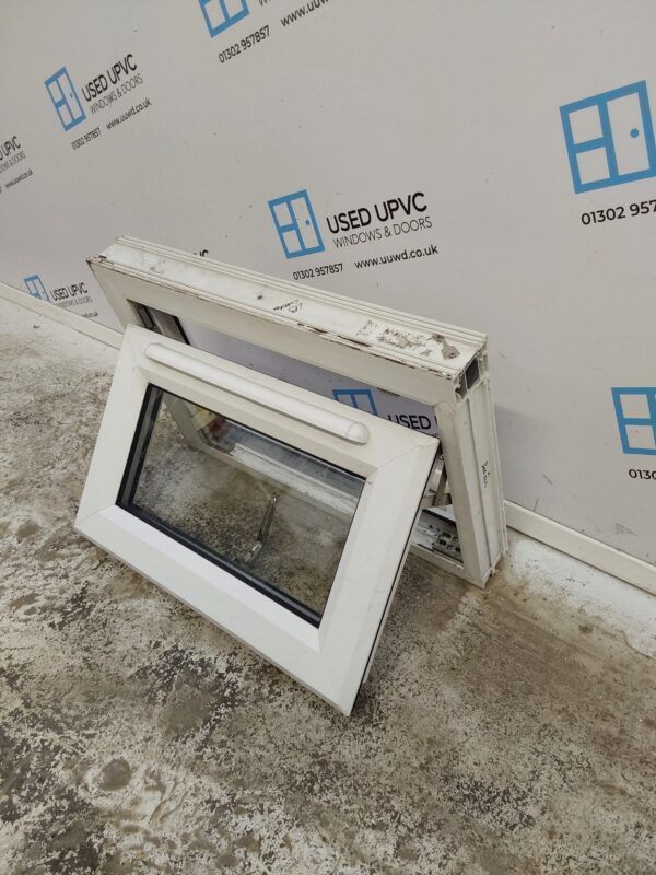Used White Upvc Window 625mm x 415mm W0395 - Image 3