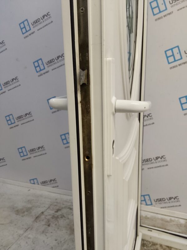 Used White Upvc Front Door 925mm x 2055mm 0548 - Image 5