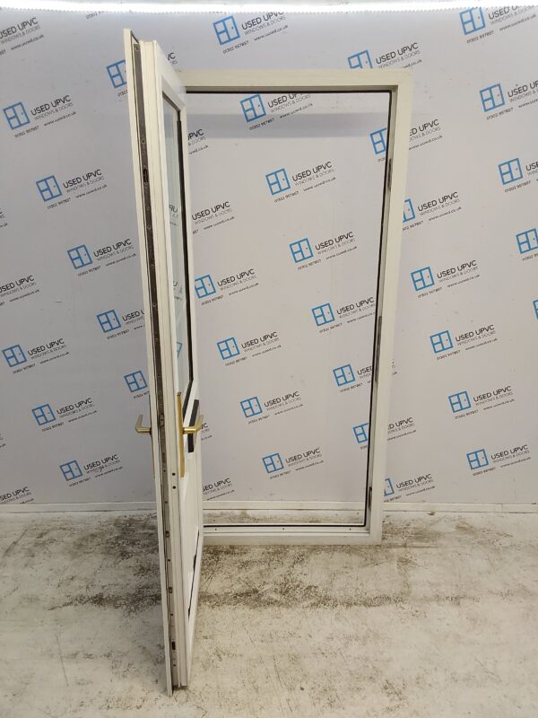 Used White Upvc Front Door 930mm x 2040mm 0525 - Image 3