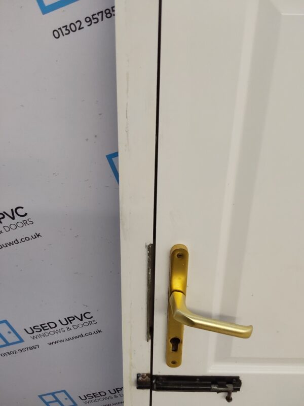 Used White Composite Back Door 880mm x 2060mm 0364 - Image 11