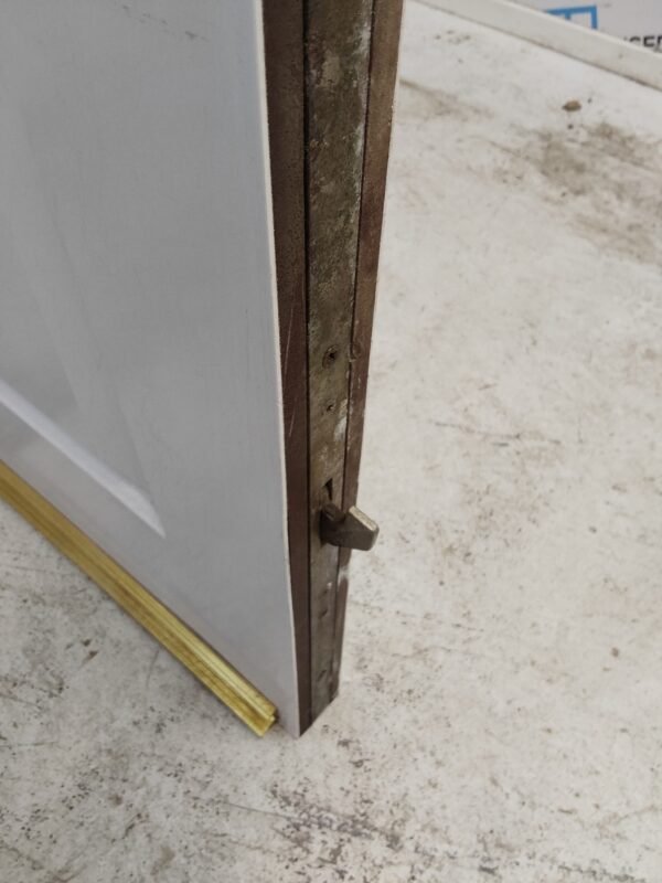 Used White Composite Back Door 880mm x 2060mm 0364 - Image 6