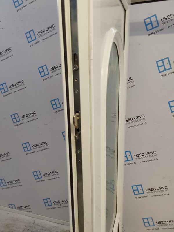 Used White Upvc Front Door 890mm x 2070mm (Reduce To 875mm) C6006 - Image 4