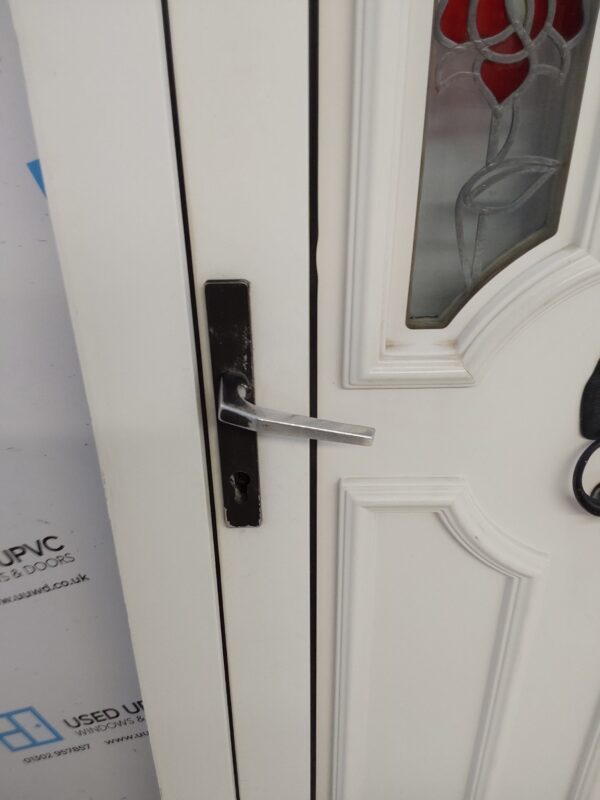 Used White Upvc Back Door 900mm x 2040mm C6020 - Image 7