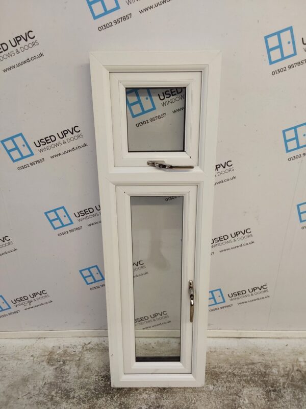 Used White Upvc Window 415mm x 1360mm C2B078 - Image 4