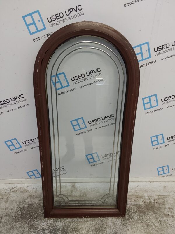 Used Woodgrain Upvc Window 570mm x 1220mm C4W149 - Image 2