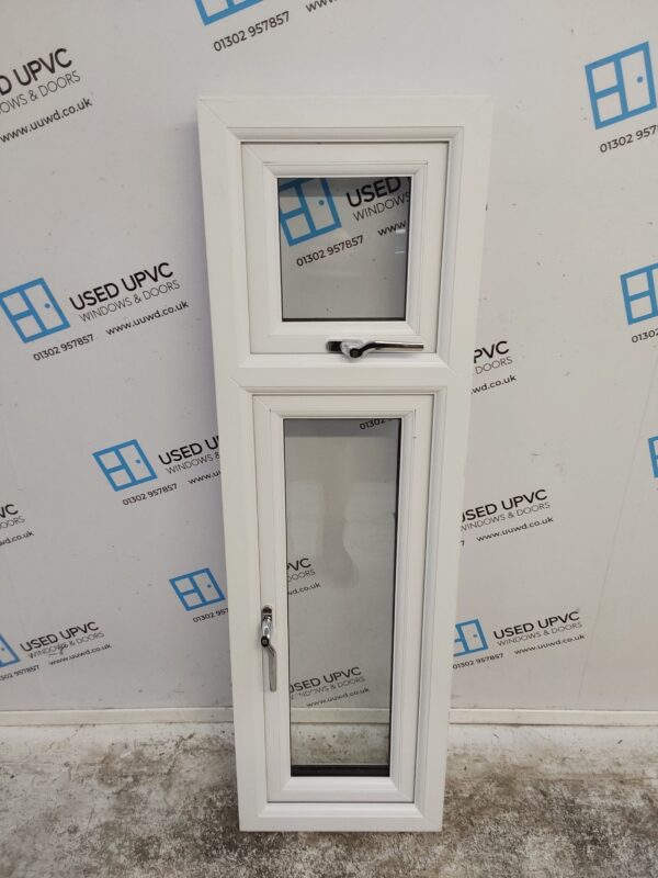 Used White Upvc Window 415mm x 1360mm C4W039 - Image 3