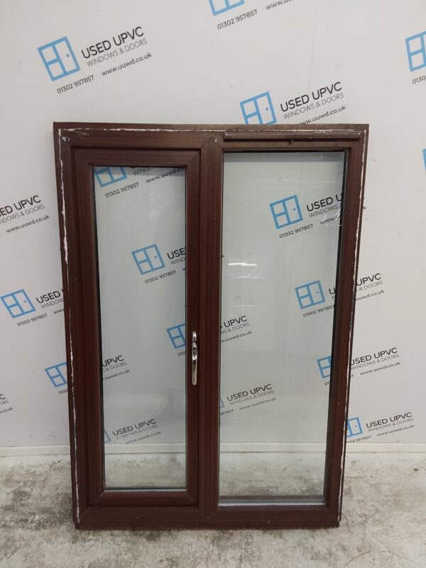 Used Woodgrain Upvc Window 920mm x 1340mm (Reduce To 1320mm) C5019 - Image 3