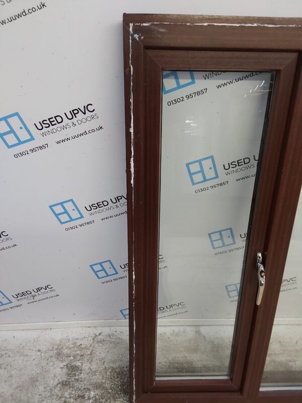 Used Woodgrain Upvc Window 920mm x 1340mm (Reduce To 1320mm) C5019 - Image 4