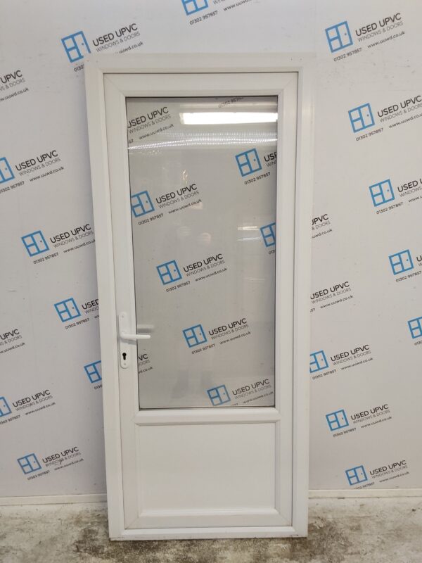 Used White Upvc Back Door (Outwards Opening) 900mm x 2080mm 0671 - Image 6