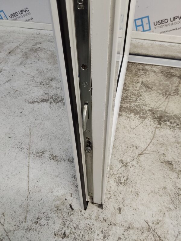 Used White Upvc Full Glass Door 925mm x 2050mm 0561 - Image 5