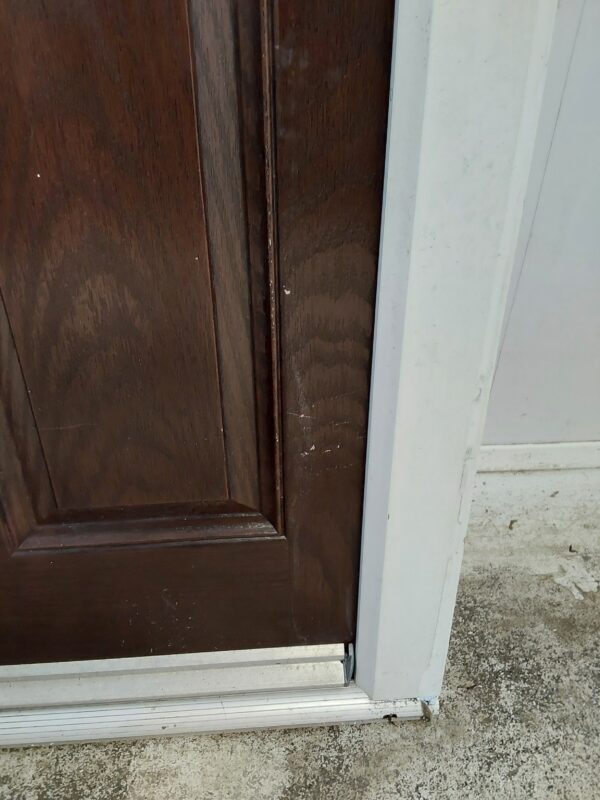 Used Brown Composite Back Door 850mm x 2040mm 0502 - Image 10