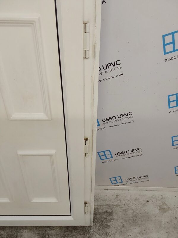 Used White Upvc Back Door 915mm x 2020mm (Reduce To 895mm) 0486 - Image 9