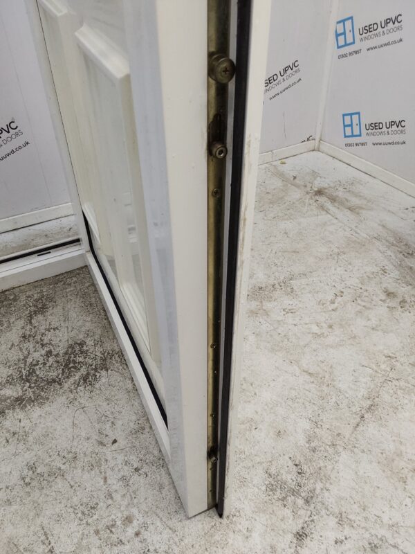 Used White Upvc Back Door 915mm x 2020mm (Reduce To 895mm) 0486 - Image 6