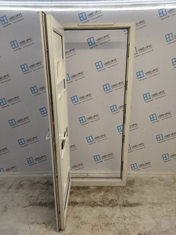 Used White Upvc Front Door 855mm x 2080mm 0403 - Image 3