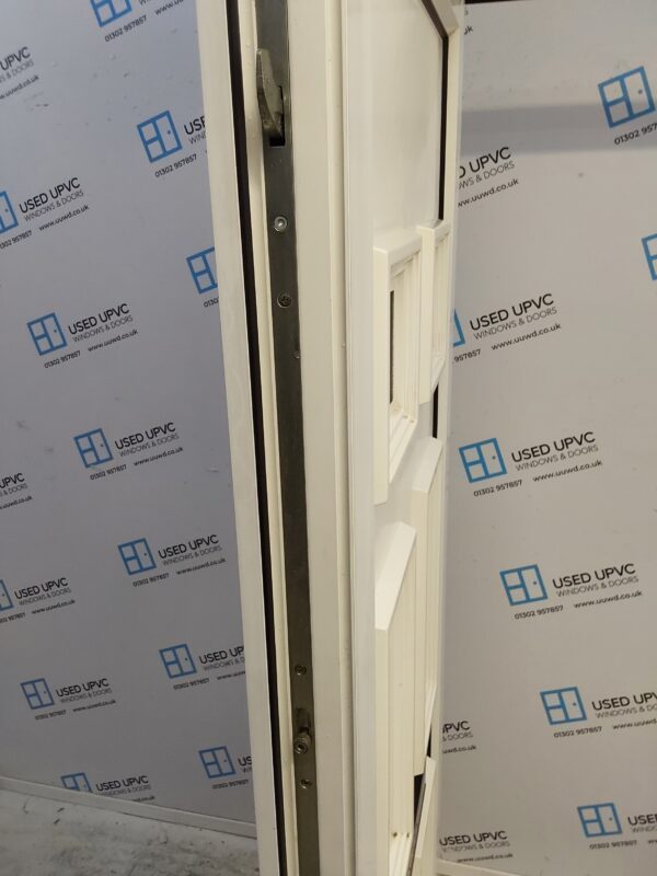 Used White Upvc Front Door 855mm x 2080mm 0403 - Image 4