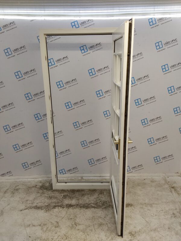 Used White Upvc Front Door 900mm x 2140mm 0320 - Image 3