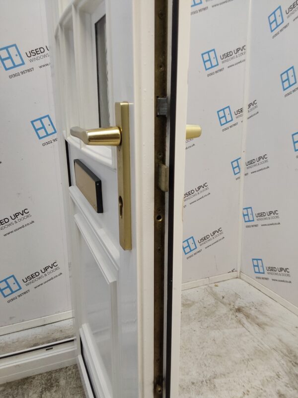 Used White Upvc Front Door 900mm x 2140mm 0320 - Image 5