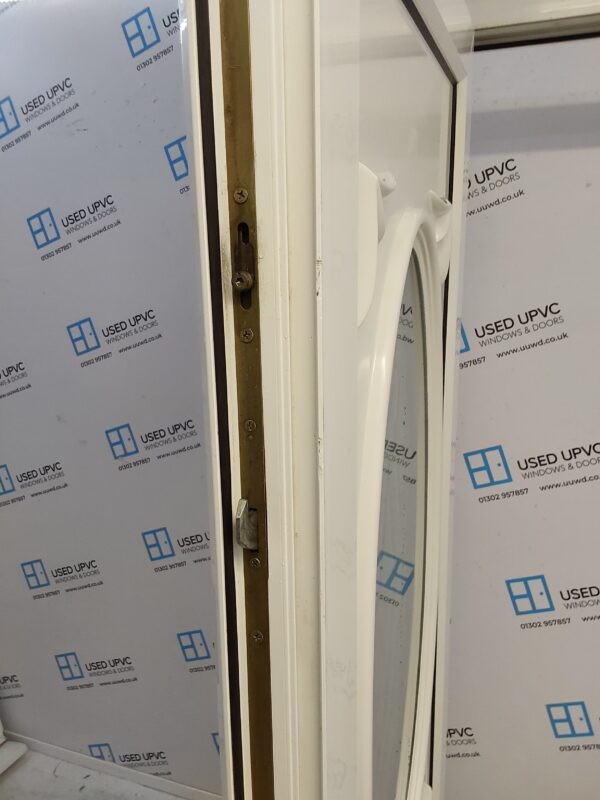 Used White Upvc Back Door 880mm x 2070mm 0243 - Image 4