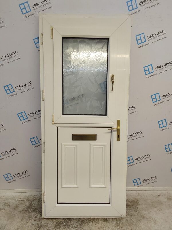 Used White Upvc Stable Door 890mm x 2080mm C7D045 - Image 2