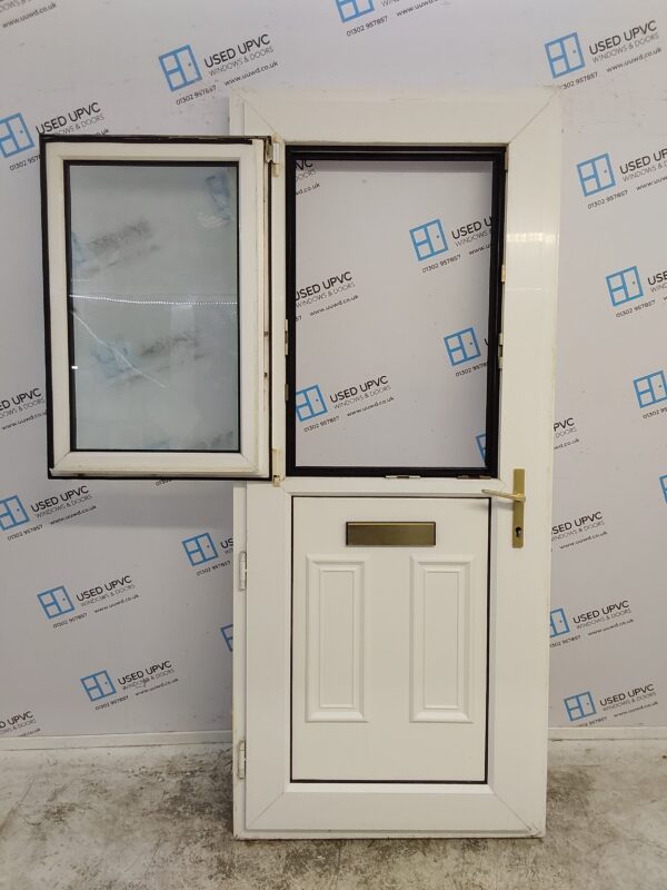 Used White Upvc Stable Door 890mm x 2080mm C7D045 - Image 7