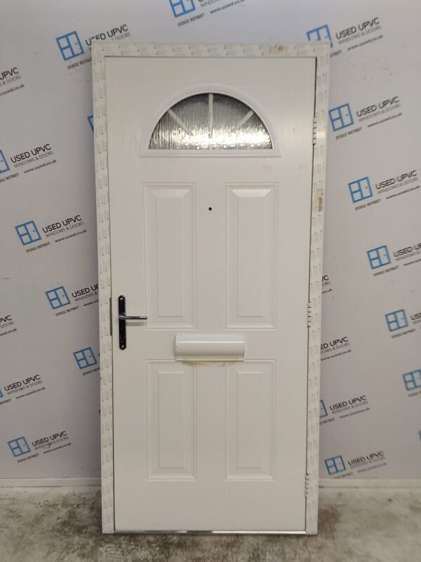 Brand New Dark Blue Composite Front Door 970mm x 2135mm (Reduce to 2125mm) ND47 - Image 2