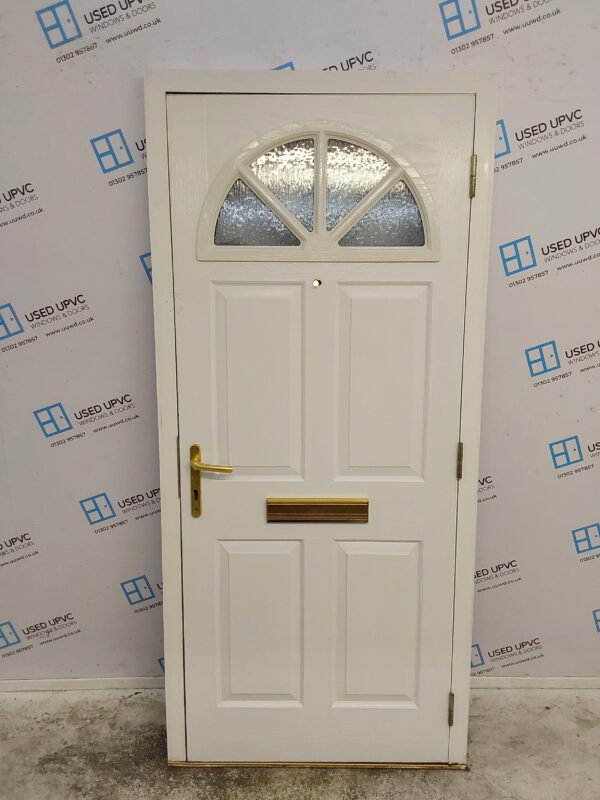 Used Dark Blue Composite Front Door 920mm x 2015mm C7D071 - Image 2