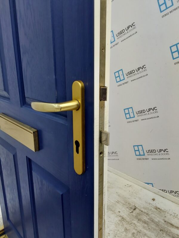 Used Dark Blue Composite Front Door 920mm x 2015mm C7D071 - Image 5