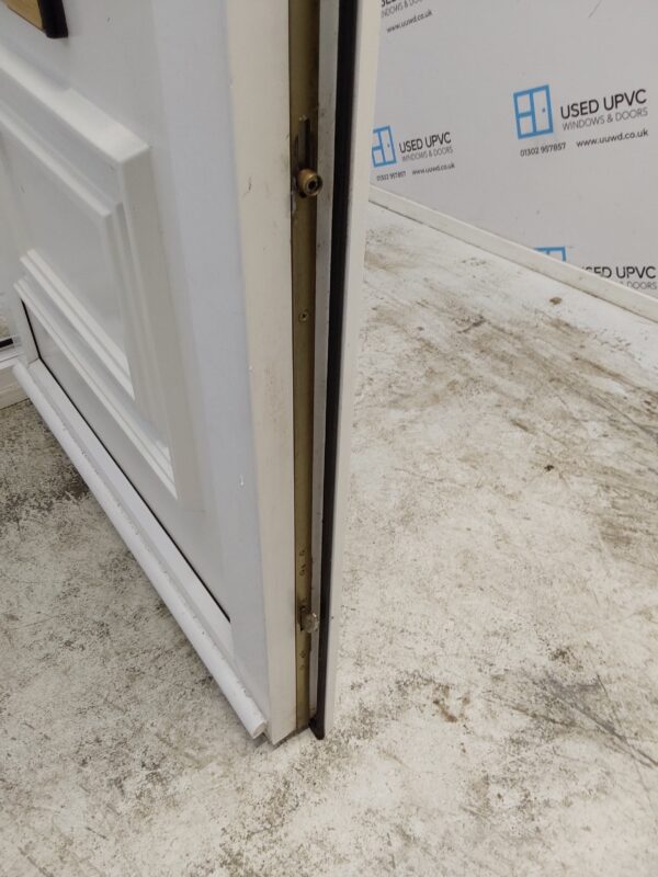 Used White Upvc Front Door 920mm x 2090mm (Reduce To 900mm) C7D079 - Image 6