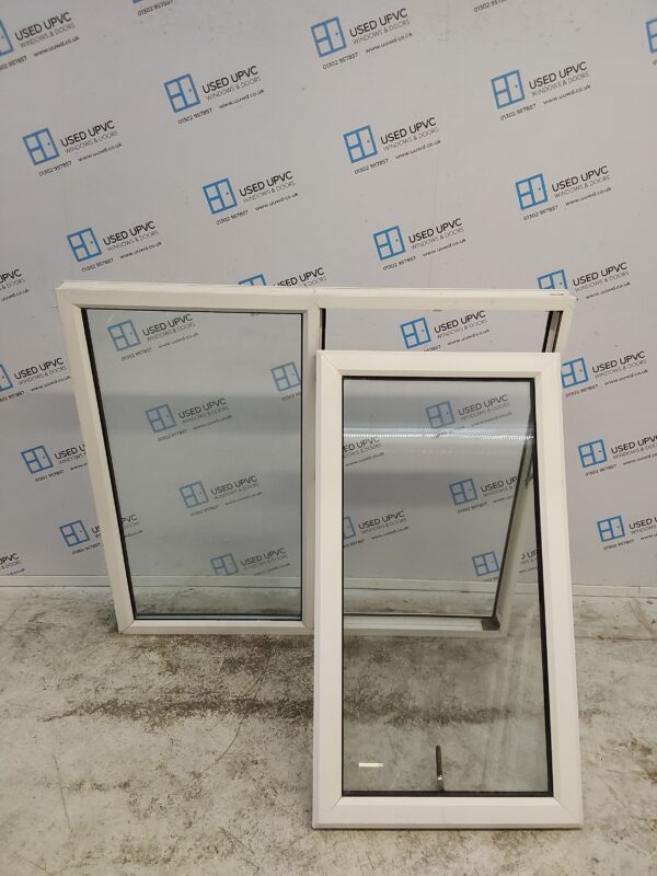 Used White Upvc Window 1395mm x 1290mm C5077 - Image 2