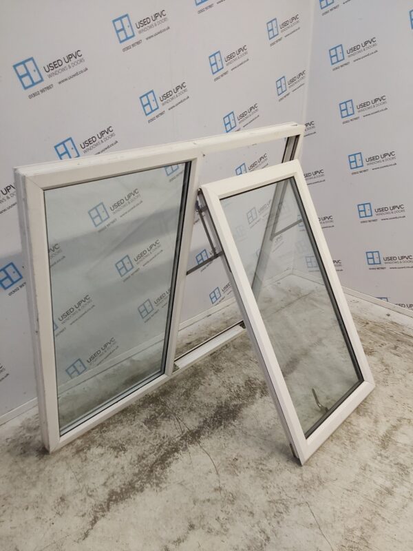 Used White Upvc Window 1395mm x 1290mm C5077 - Image 3