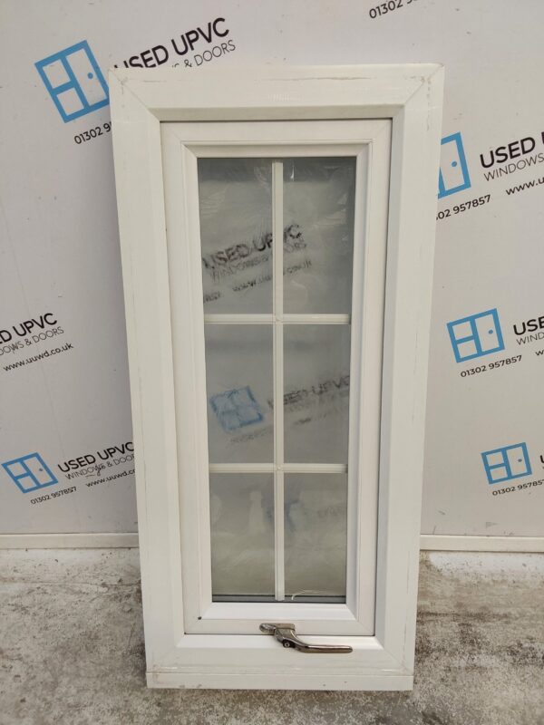 Used White Upvc Window 485mm x 1050mm C2B103 - Image 2