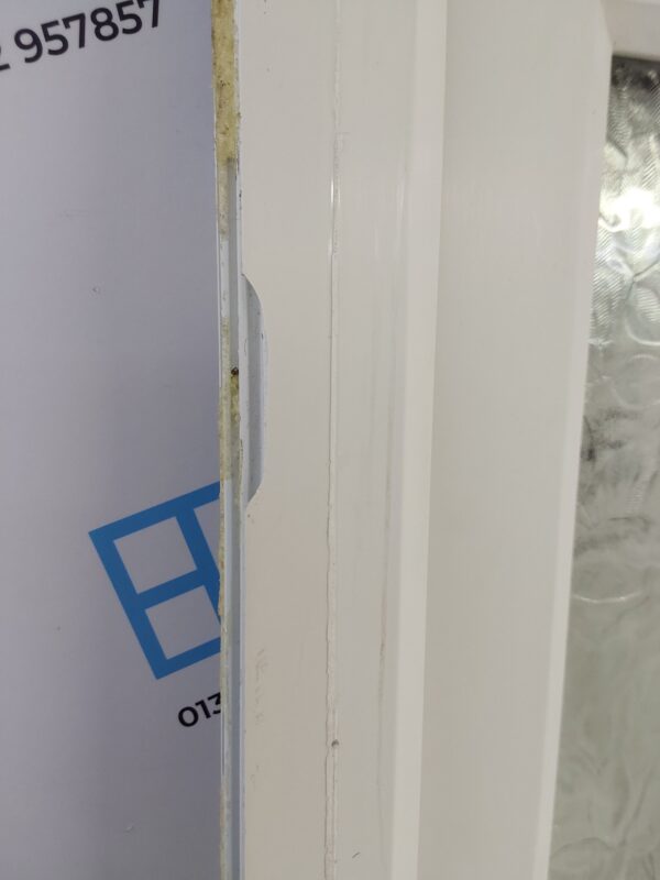 Used White Upvc Front Door And Toplight 930mm x 2255mm 0649 - Image 8