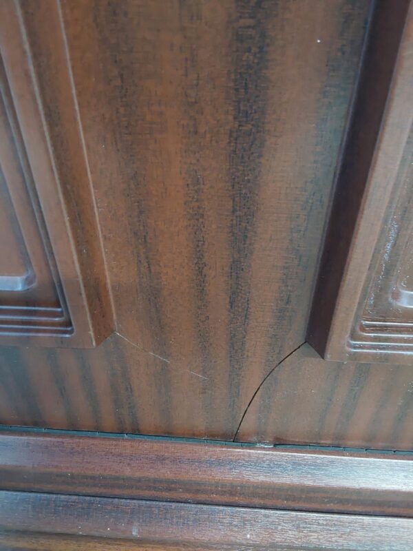 Used Woodgrain Upvc Front Door 840mm x 2025mm 0548 - Image 5