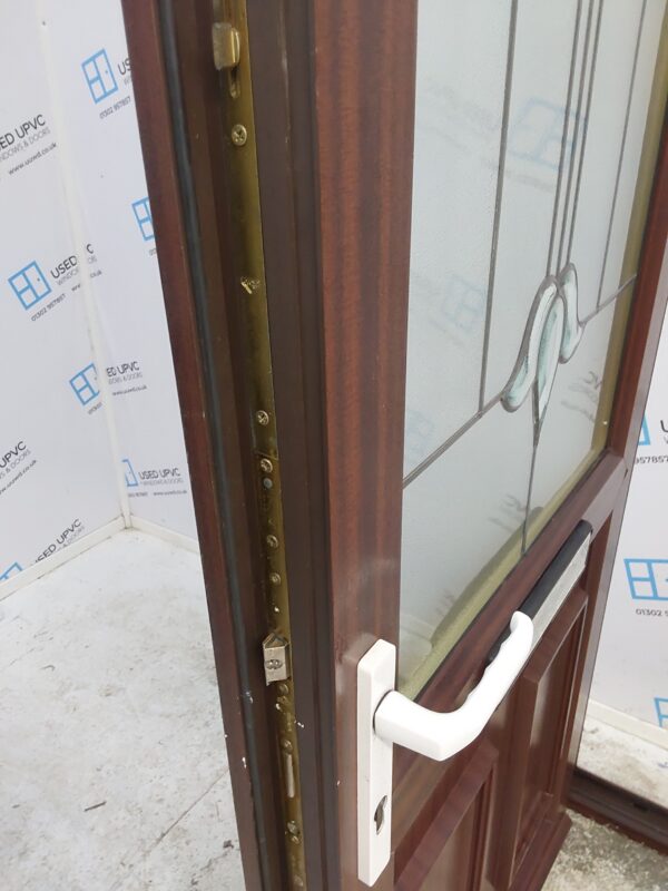 Used Woodgrain Upvc Front Door 840mm x 2025mm 0548 - Image 8