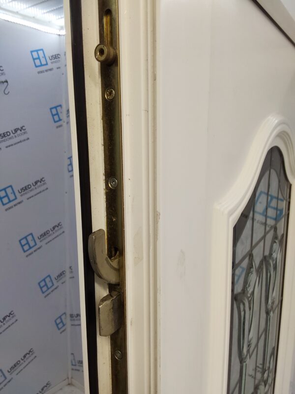 Used White Upvc Front Door 900mm x 2085mm (reduce to 875mm) 0525 - Image 4